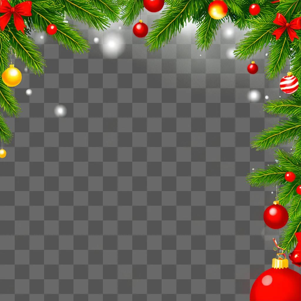 Christmas Tree Frame Zoom Christmas Background