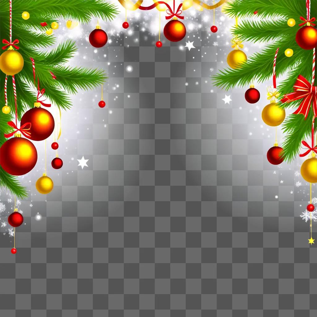 Christmas decoration with zoom and Christmas background