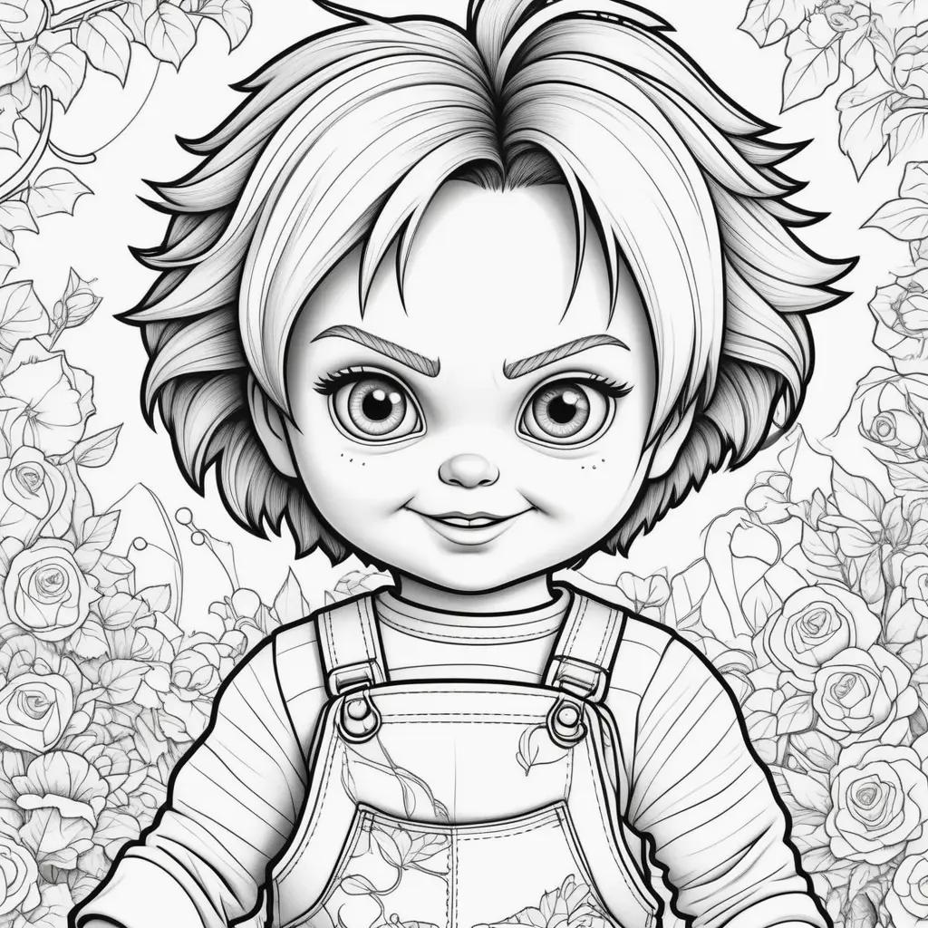 Chucky coloring pages for kids