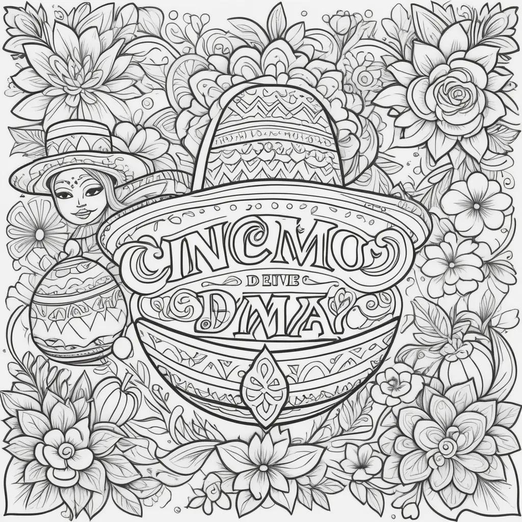 Cinco de Mayo Coloring Pages - Día de los Muertos