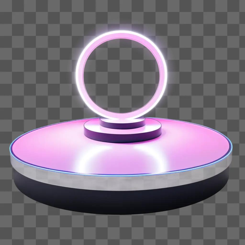 Circle platform with glowing circle on it