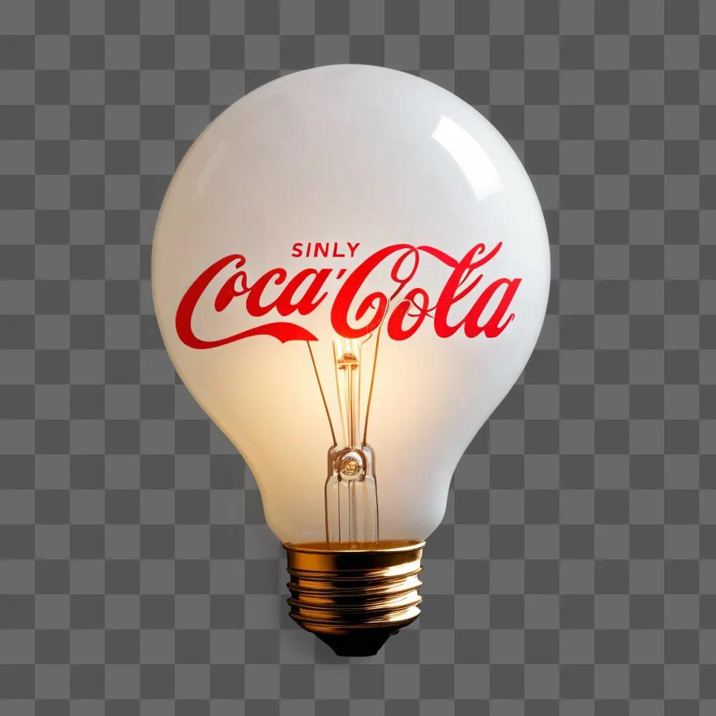 Coca Cola lightbulb logo design