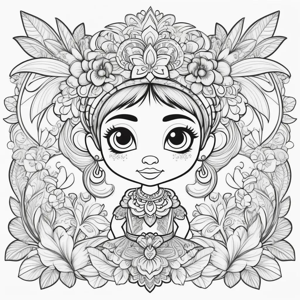 Coco Coloring Pages: A Collection of Hand-Drawn, Black & White Artwork