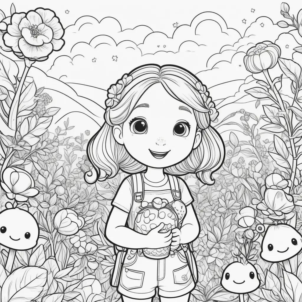 Cocomelon Coloring Pages - Cute Little Girl