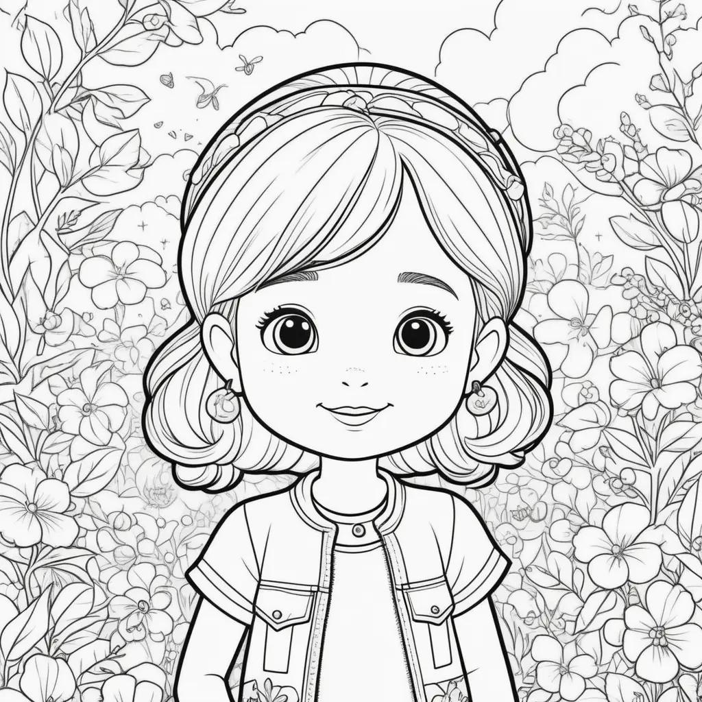 Cocomelon Coloring Pages: A collection of adorable characters in black and white