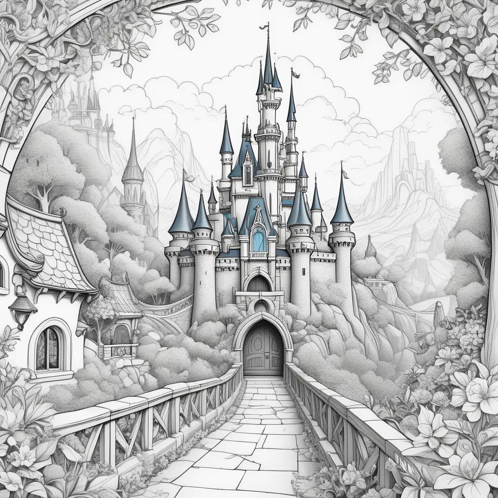 Color Disney Castle Coloring Pages