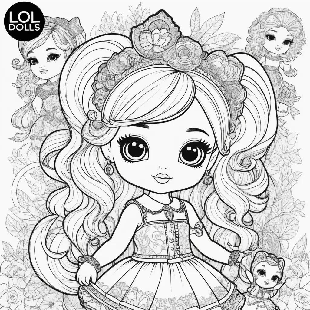 Color your favorite lol dolls and watch them come to life!