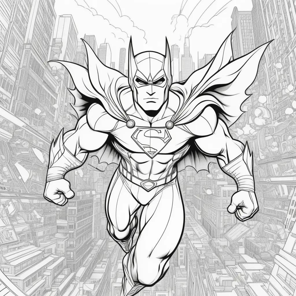 Color your favorite superhero in this fun coloring pages!