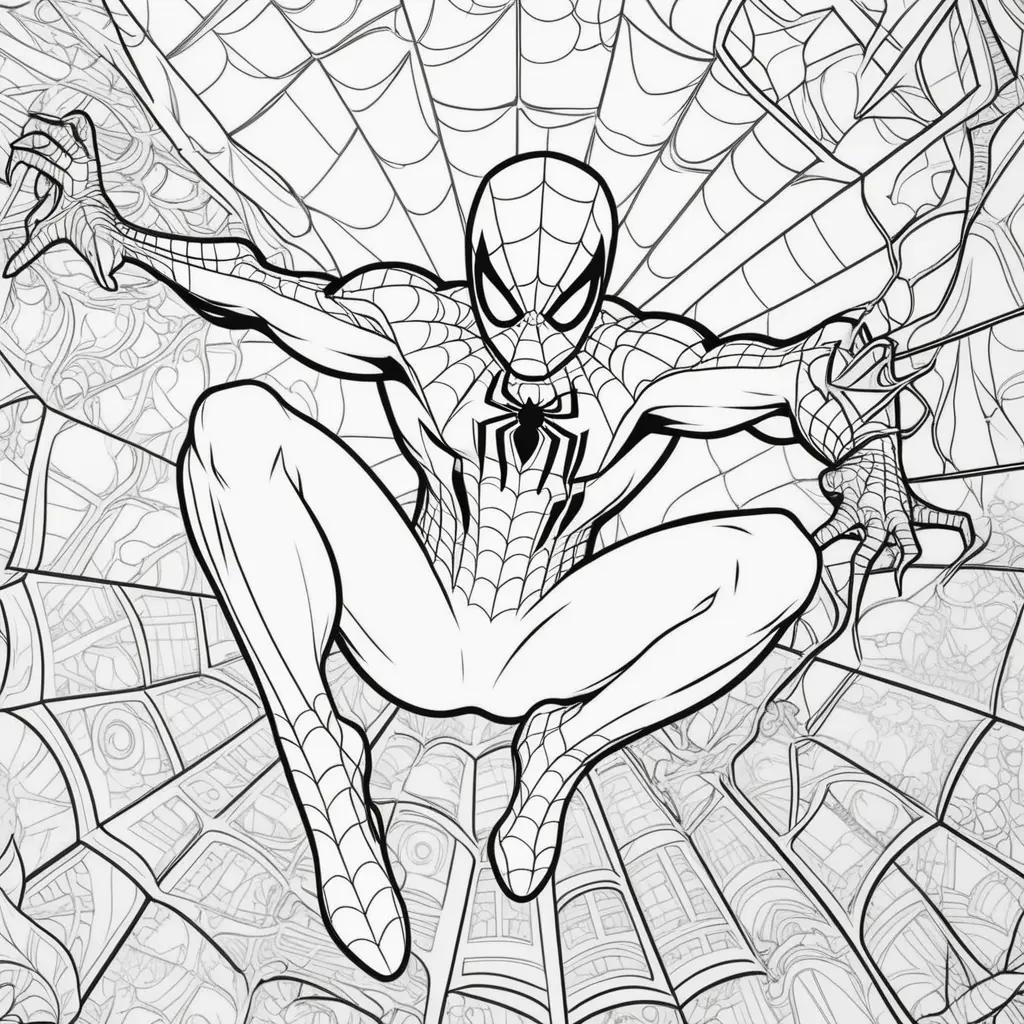 Color your favorite superhero with Spiderman coloring pages