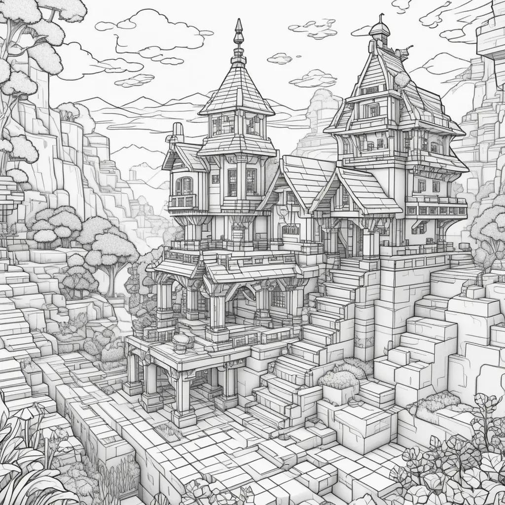 Color your own Minecraft house