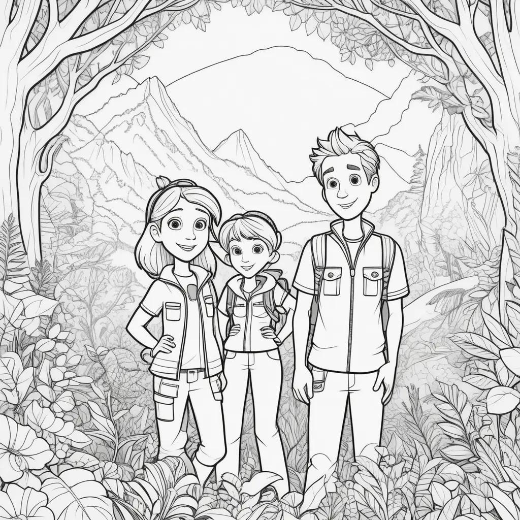 Colorful Coloring Pages of Wild Kratts