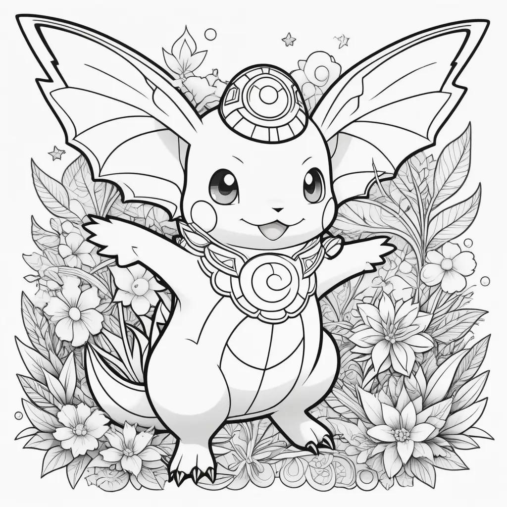 Colorful Pokemon Coloring Pages with Coloring Book