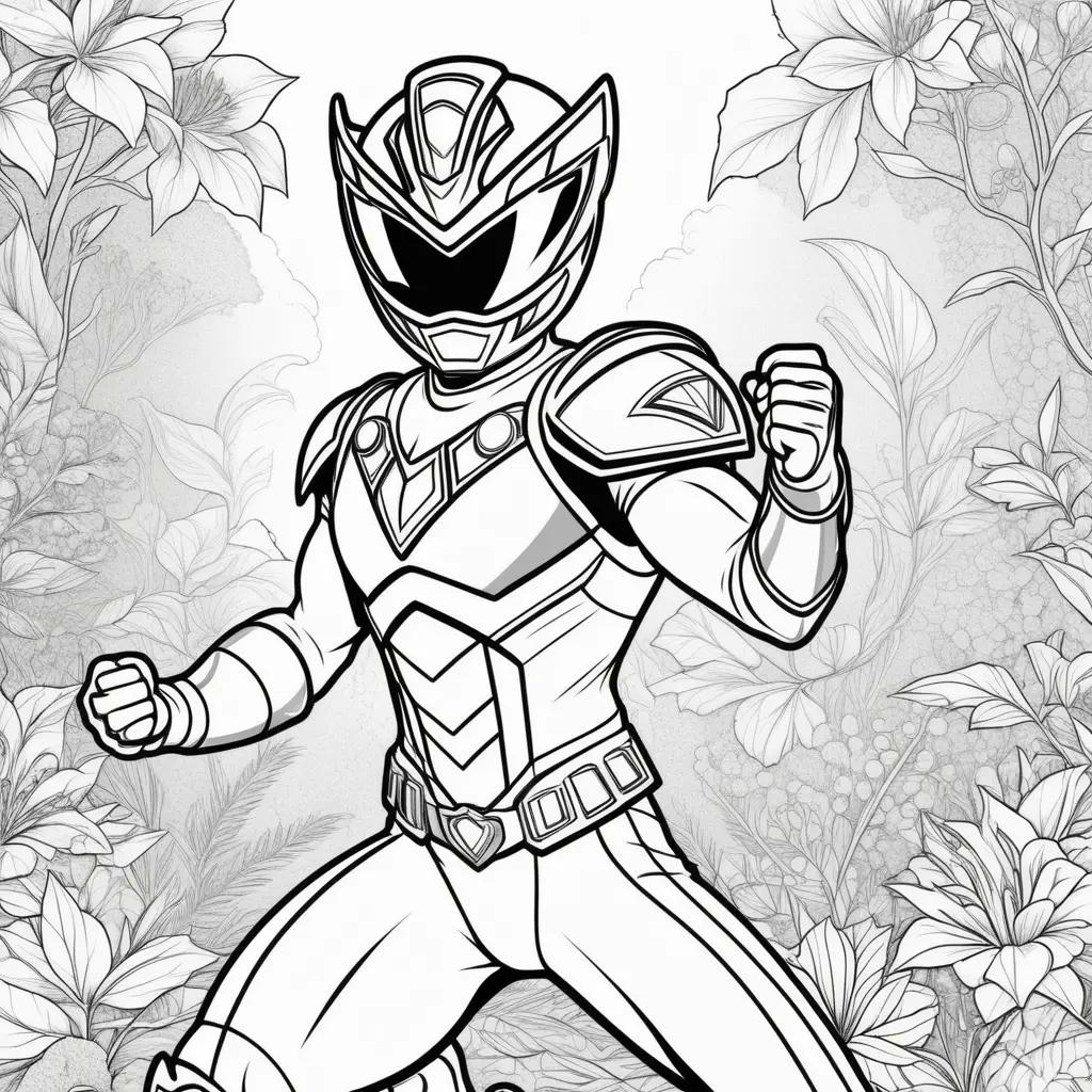 Colorful Power Ranger Coloring Pages Show Off Your Creativity