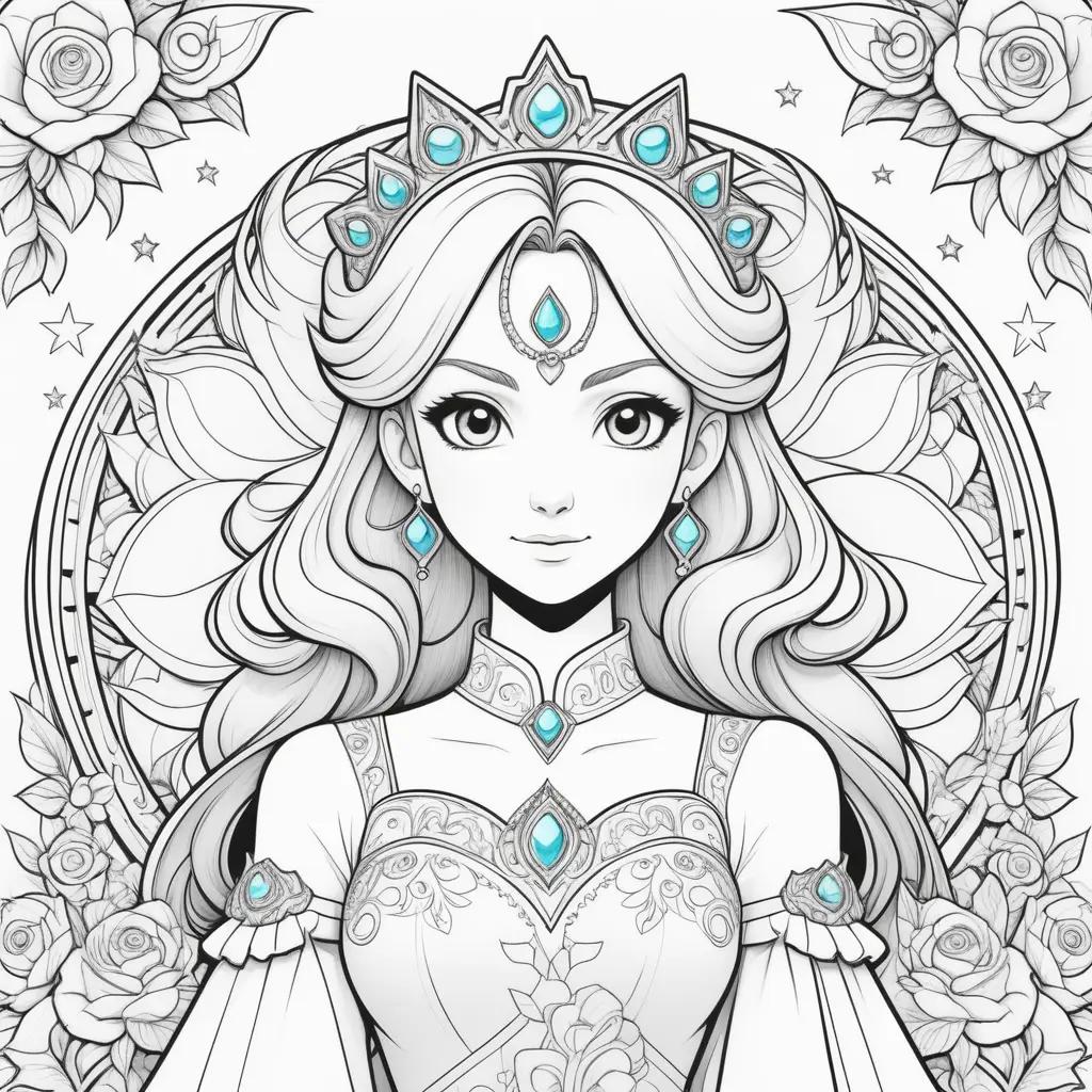 Colorful Rosalina Coloring Pages Show Off Your Art Skills