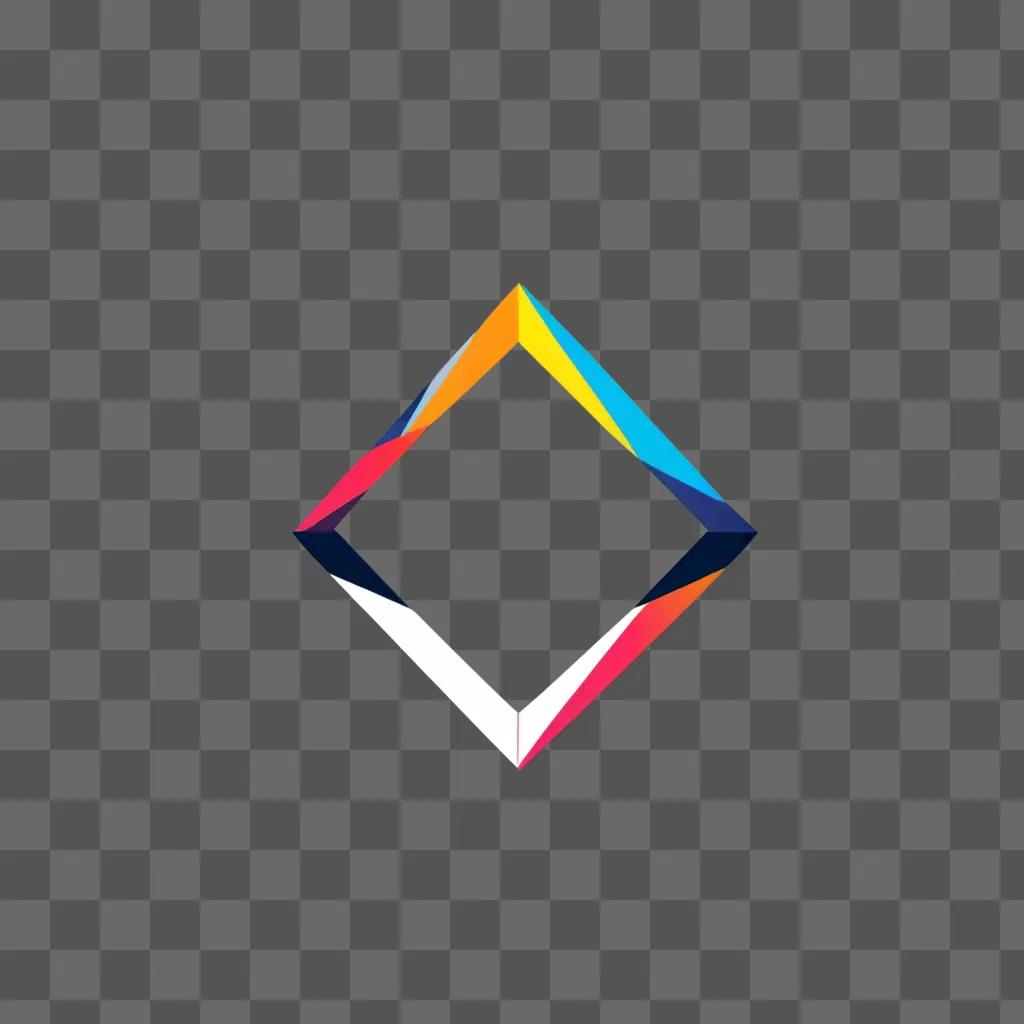 Colorful brand icon with four colors