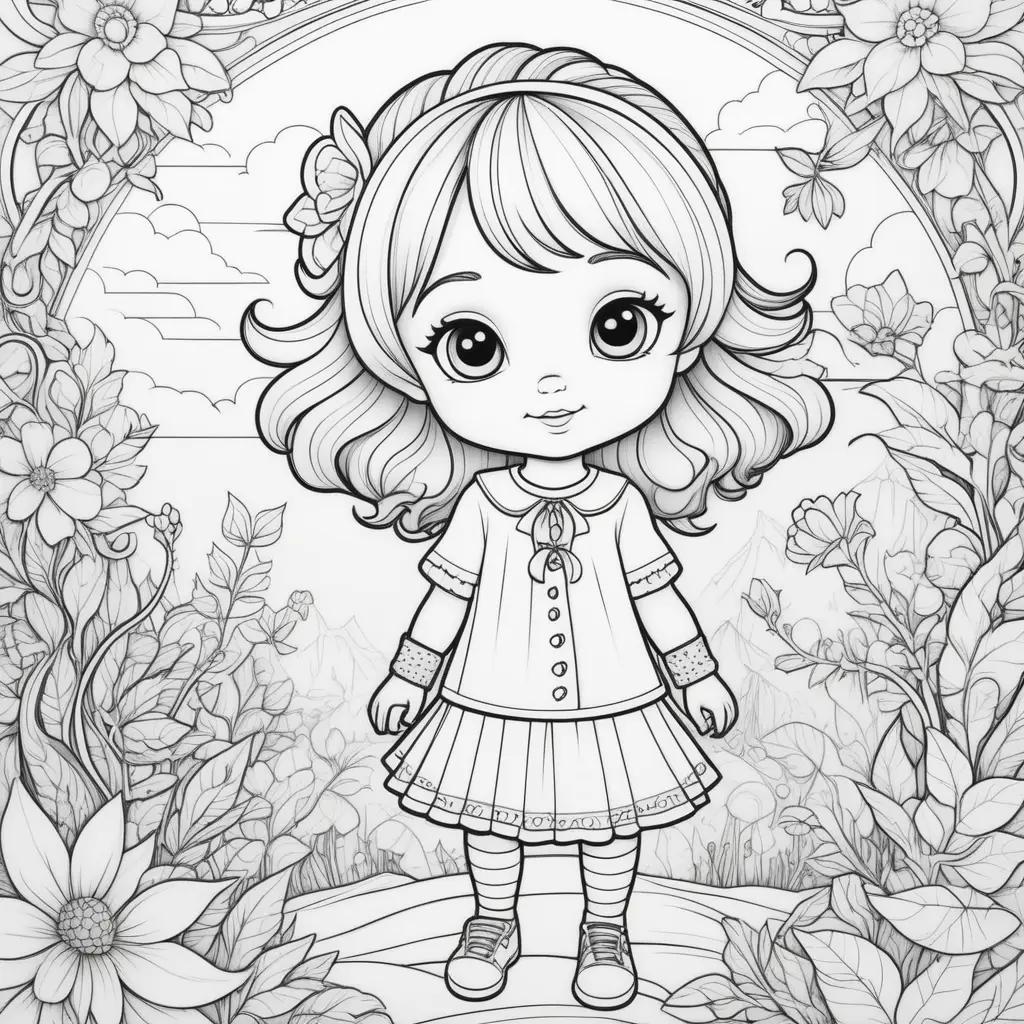 Colorful toddler coloring pages for kids