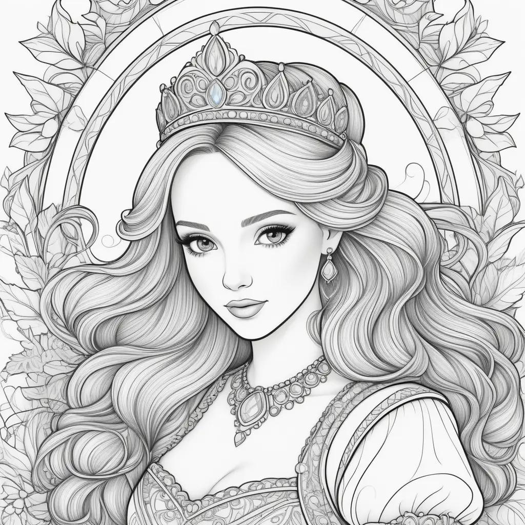 Coloring Page Princess