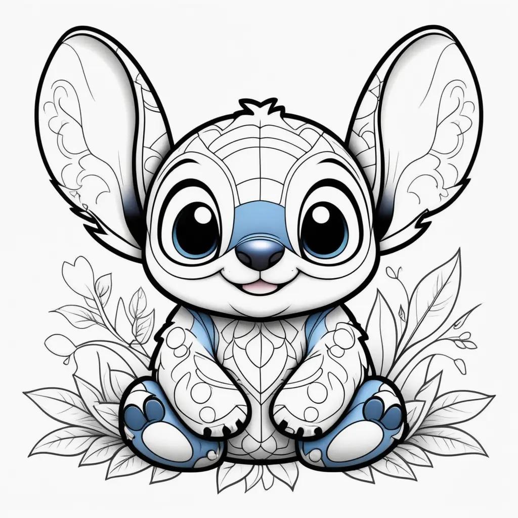 Coloring Pages of Stitch for Kids