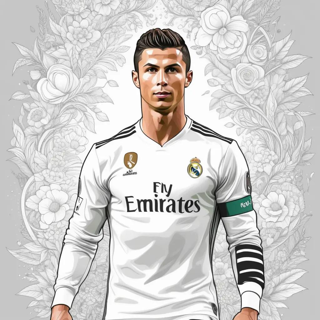 Cristiano Ronaldo Coloring Pages