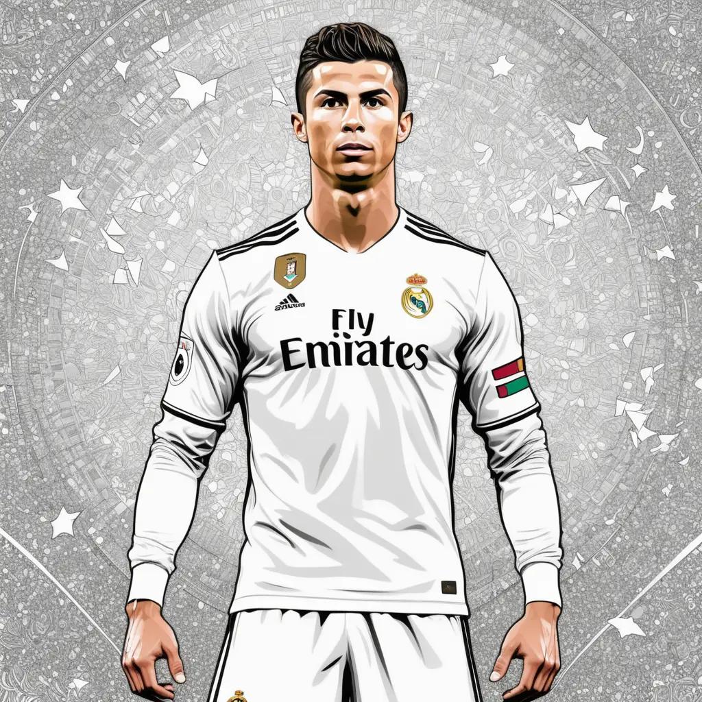 Cristiano Ronaldo Coloring Pages