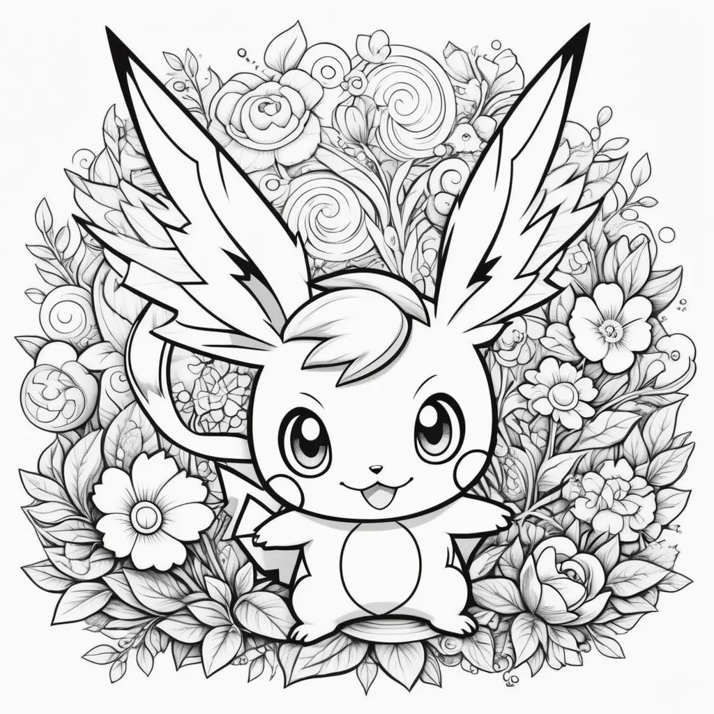 Cute Coloring Pages of Cute Pokemon