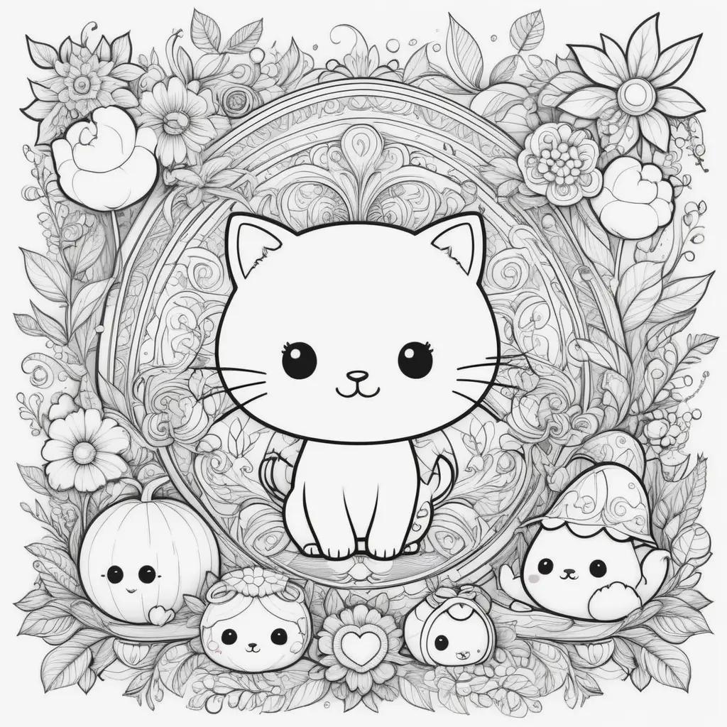 Cute coloring pages for kids