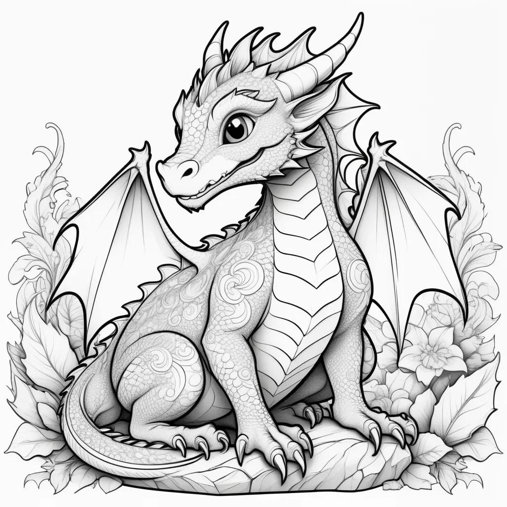 Cute dragon coloring pages with cute dragon coloring pages