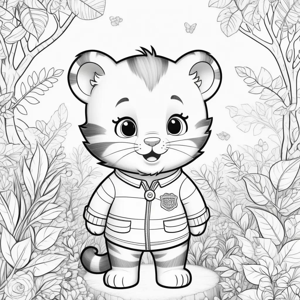 Daniel Tiger Coloring Pages