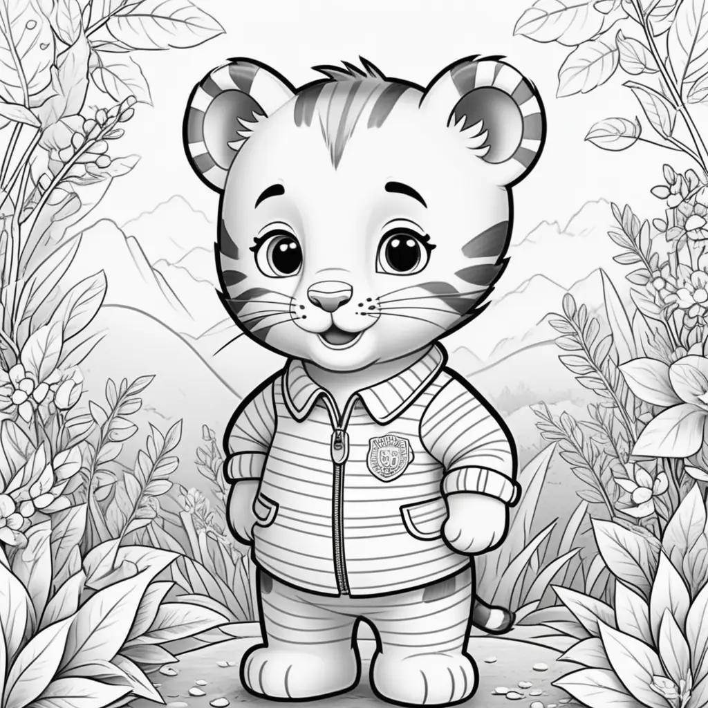 Daniel Tiger Coloring Pages Coloring Book