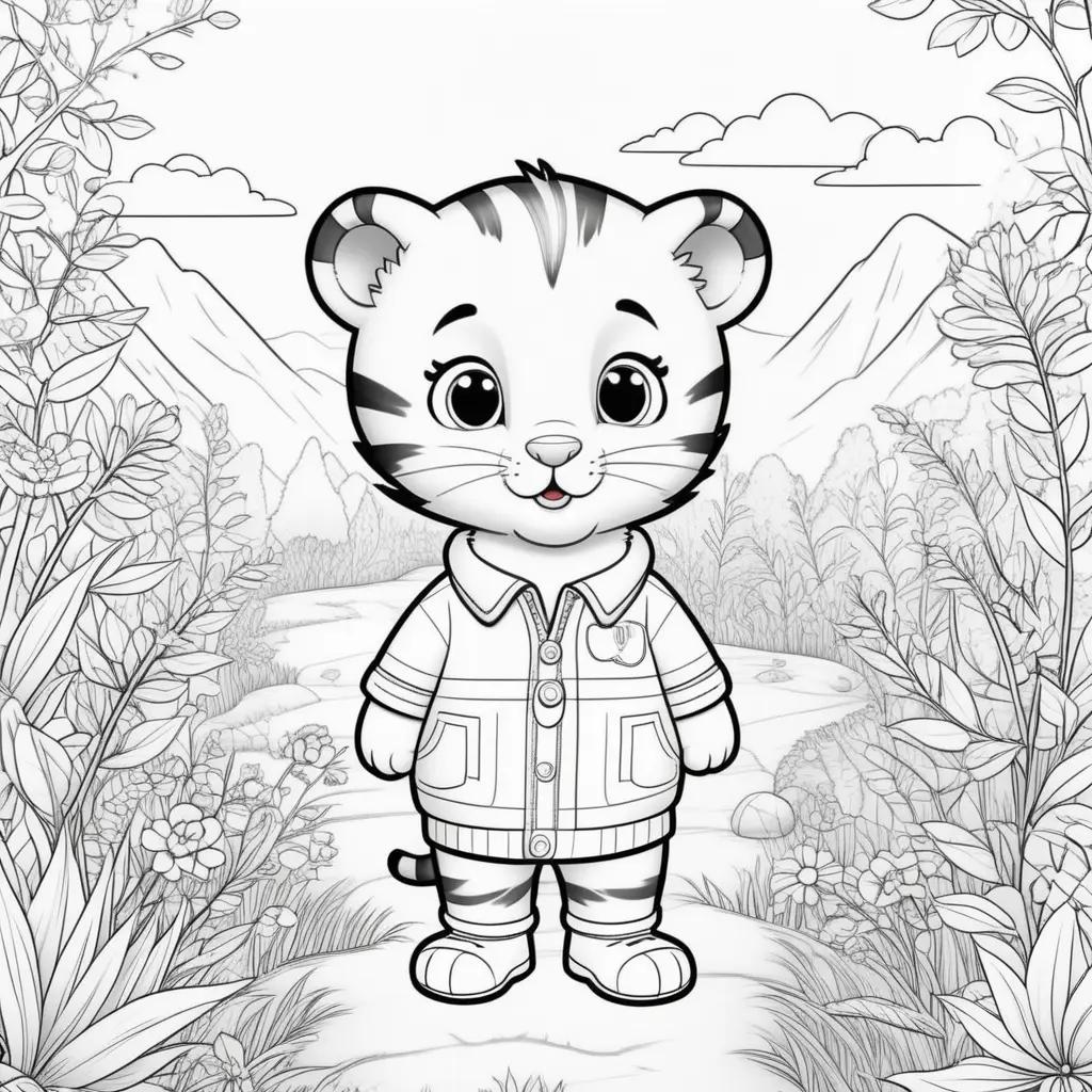 Daniel Tiger Coloring Pages