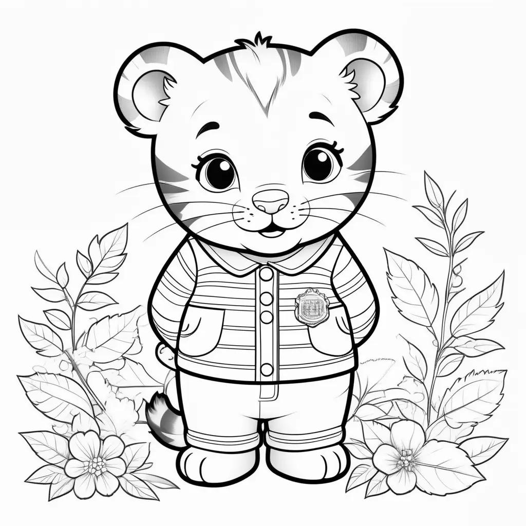 Daniel Tiger Coloring Pages for Kids