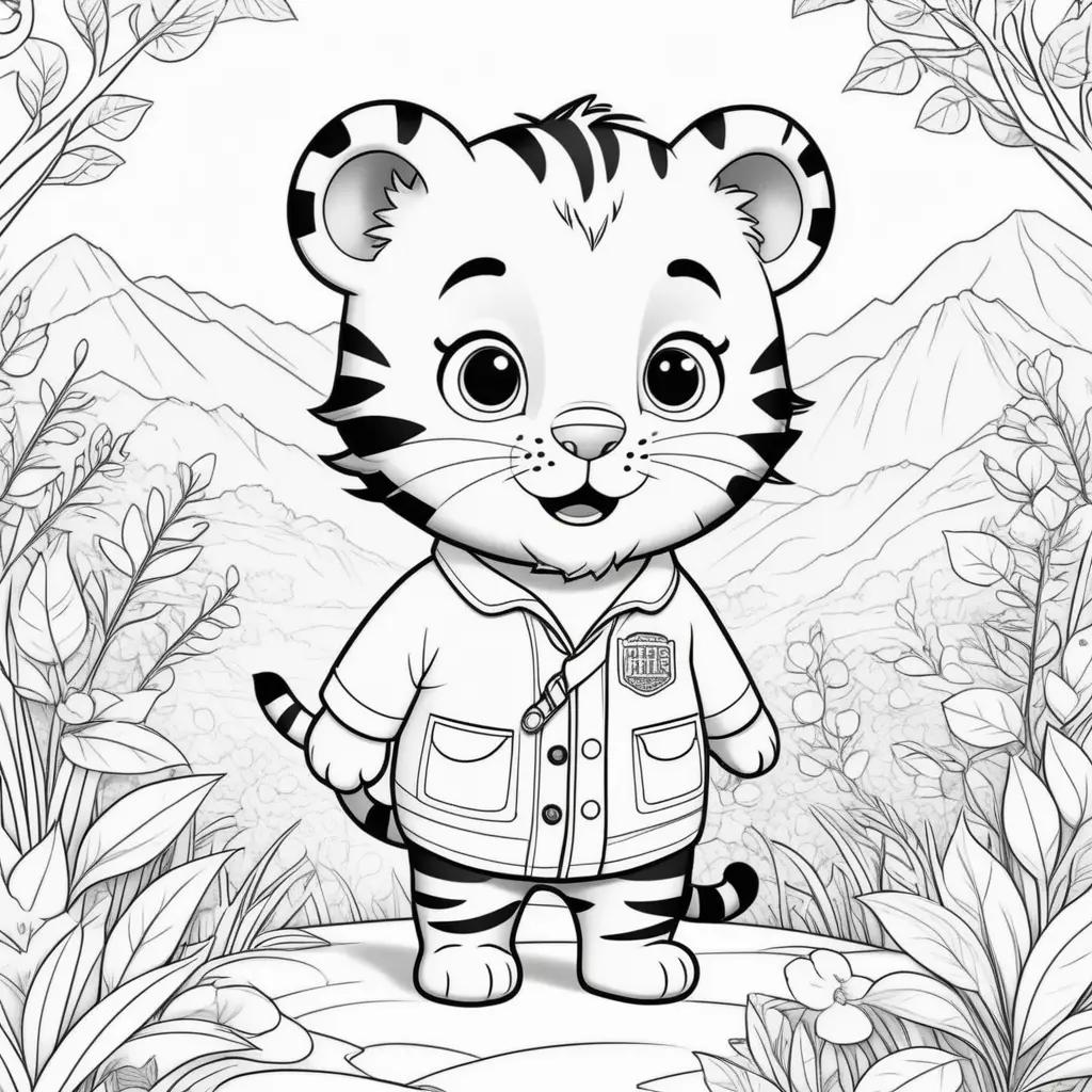 Daniel Tiger Coloring Pages