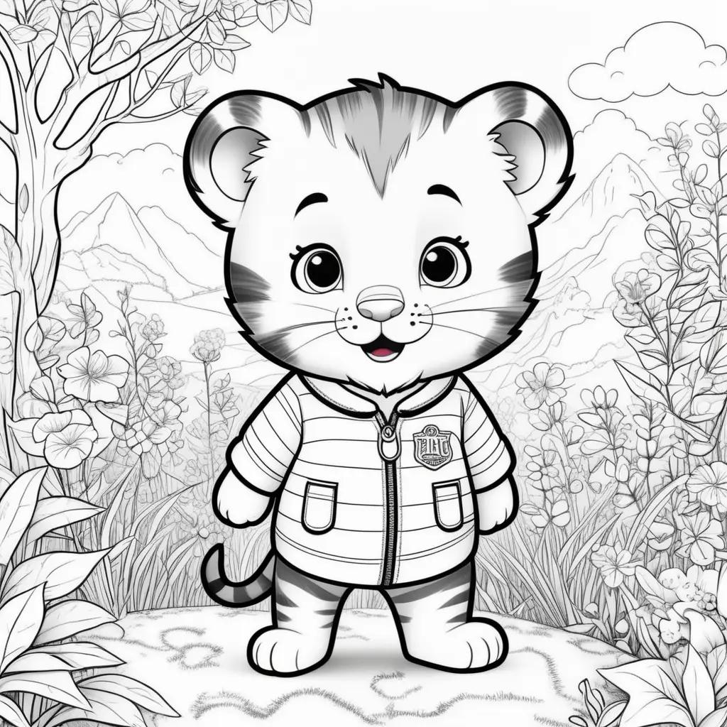 Daniel Tiger Coloring Pages