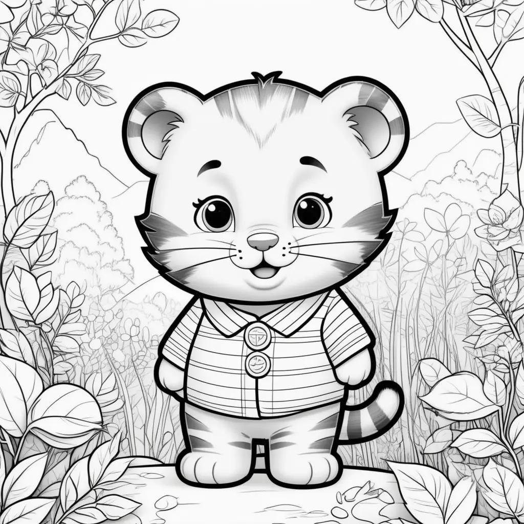 Daniel Tiger Coloring Pages