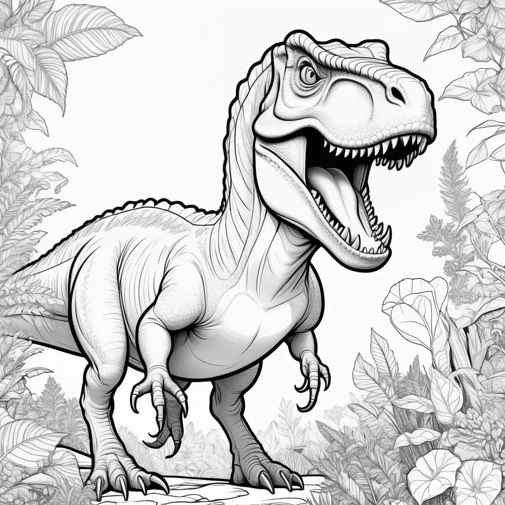 Dinosaur Coloring Pages: T Rex Coloring Pages