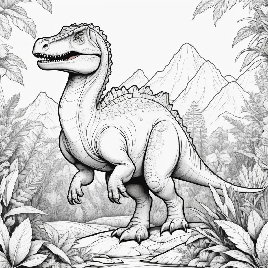 子供向けの恐竜のカラーページ - 楽しいぬりえアクティビティ