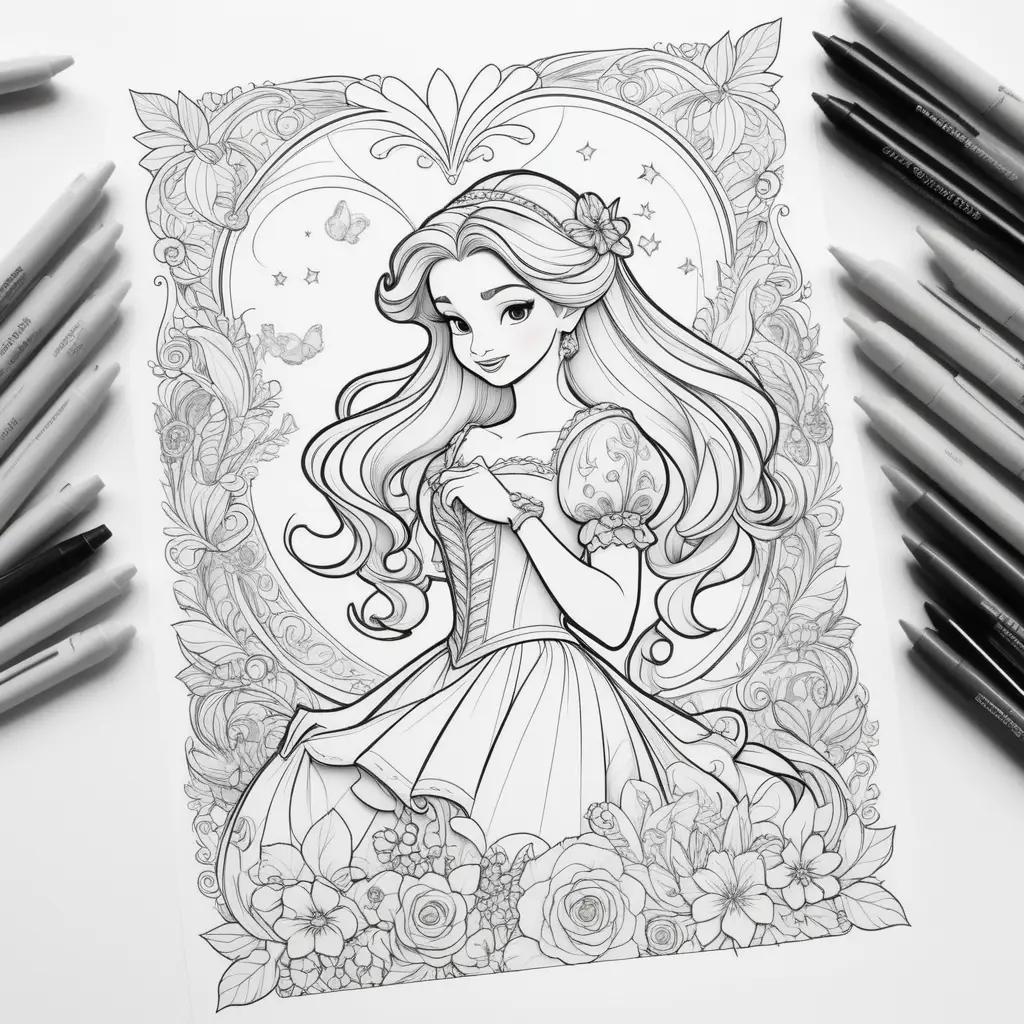 Disney Coloring Pages: Princesses, Characters, and More!