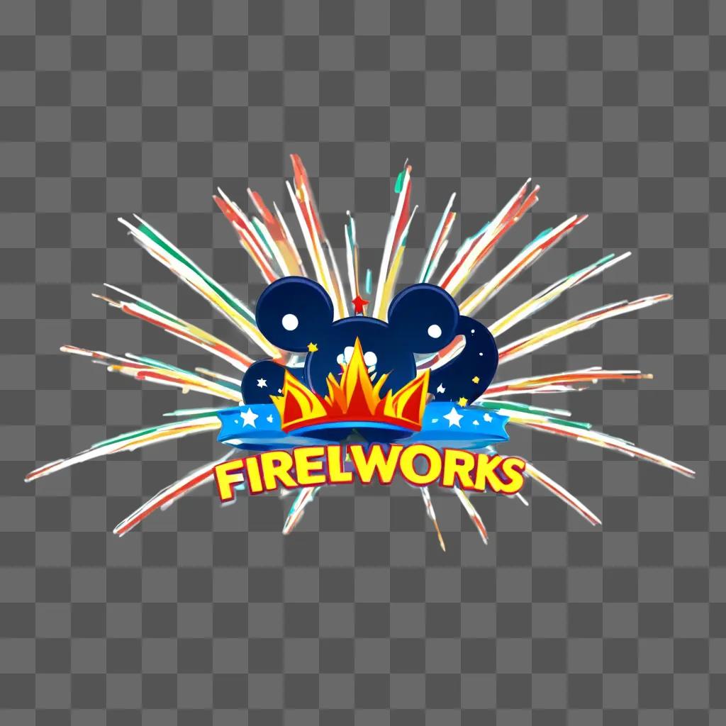 Disney Fireworks logo with Mickey Mouse