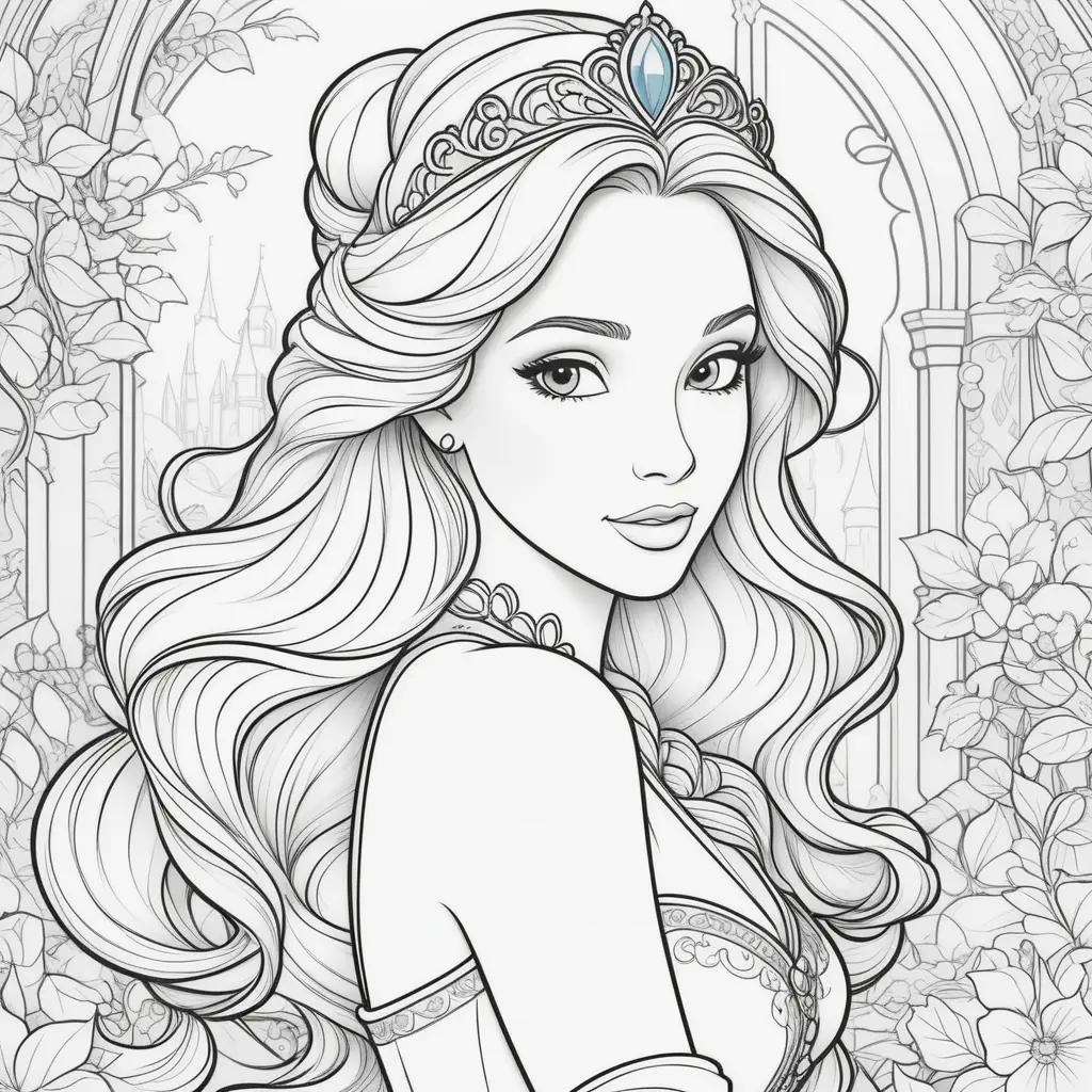 Disney Princess Coloring Book Pages: A Collection of Classic Princesses