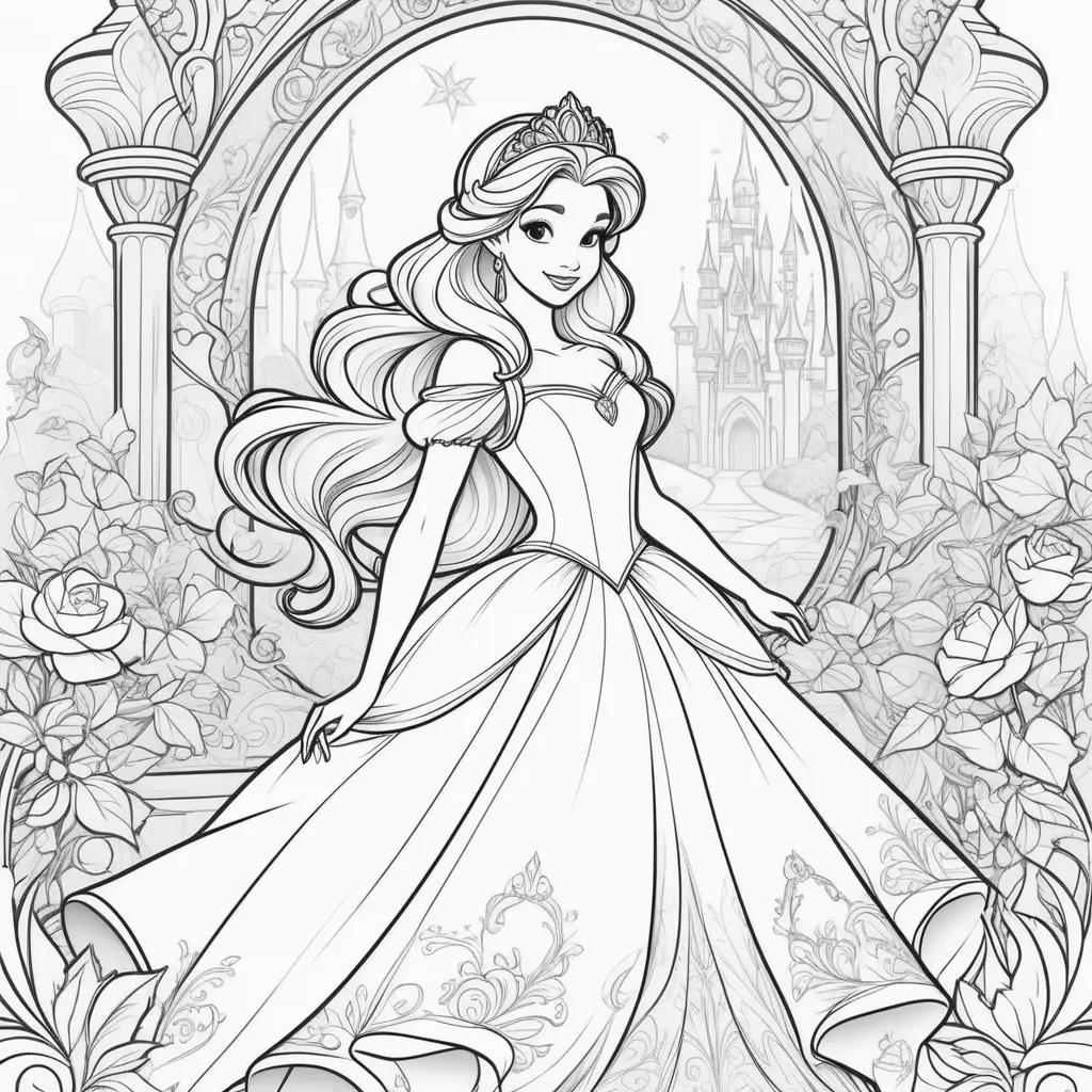 Disney Princess Coloring Pages