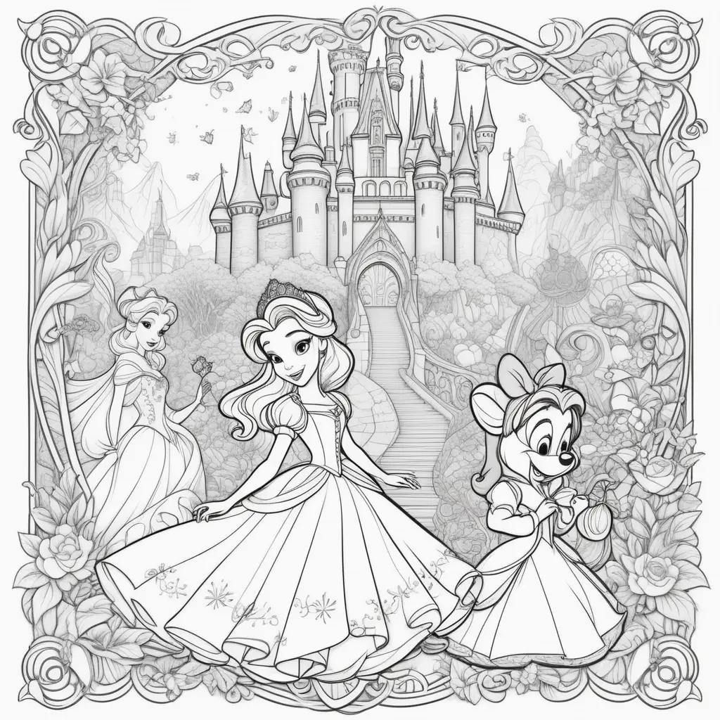 Disney Princess Coloring Pages