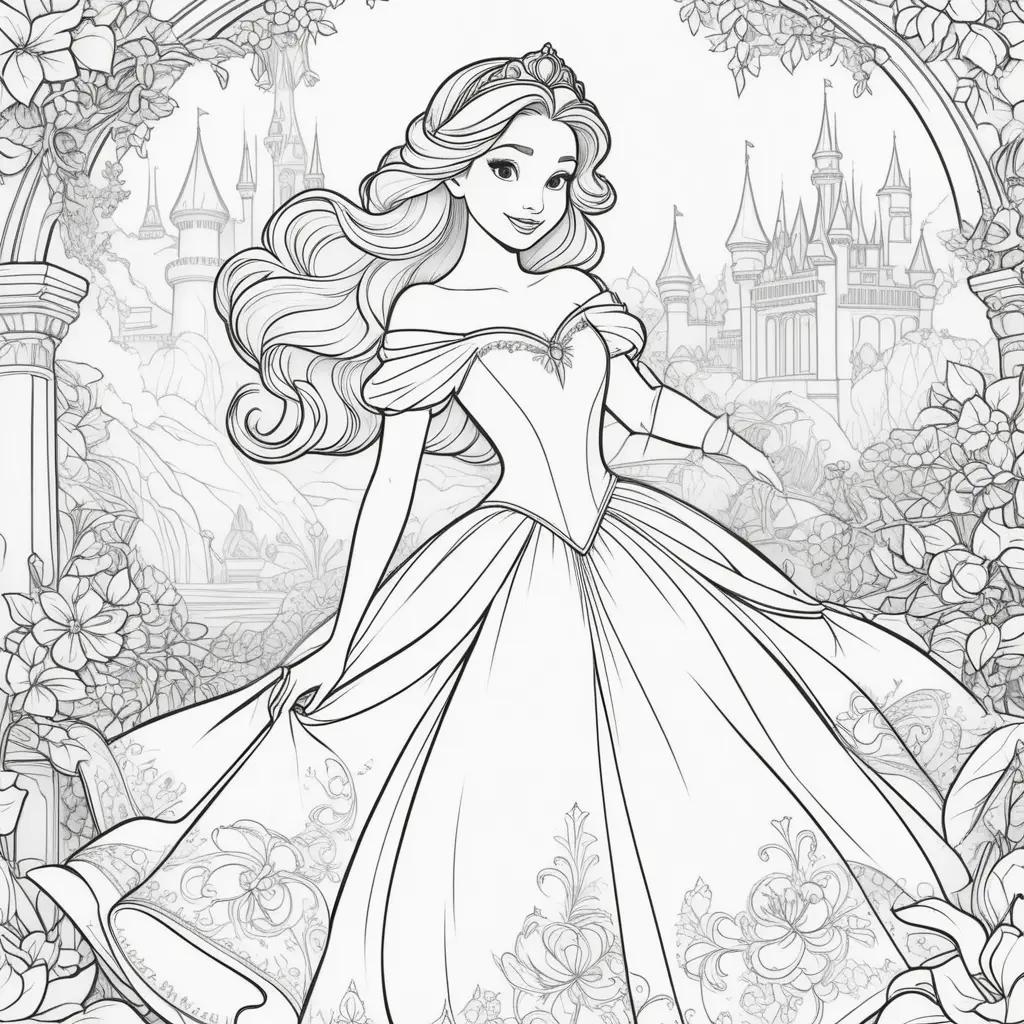 Disney Princess Coloring Pages