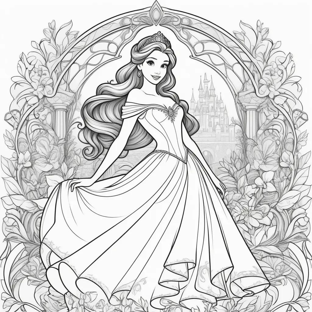 Disney Princess Coloring Pages