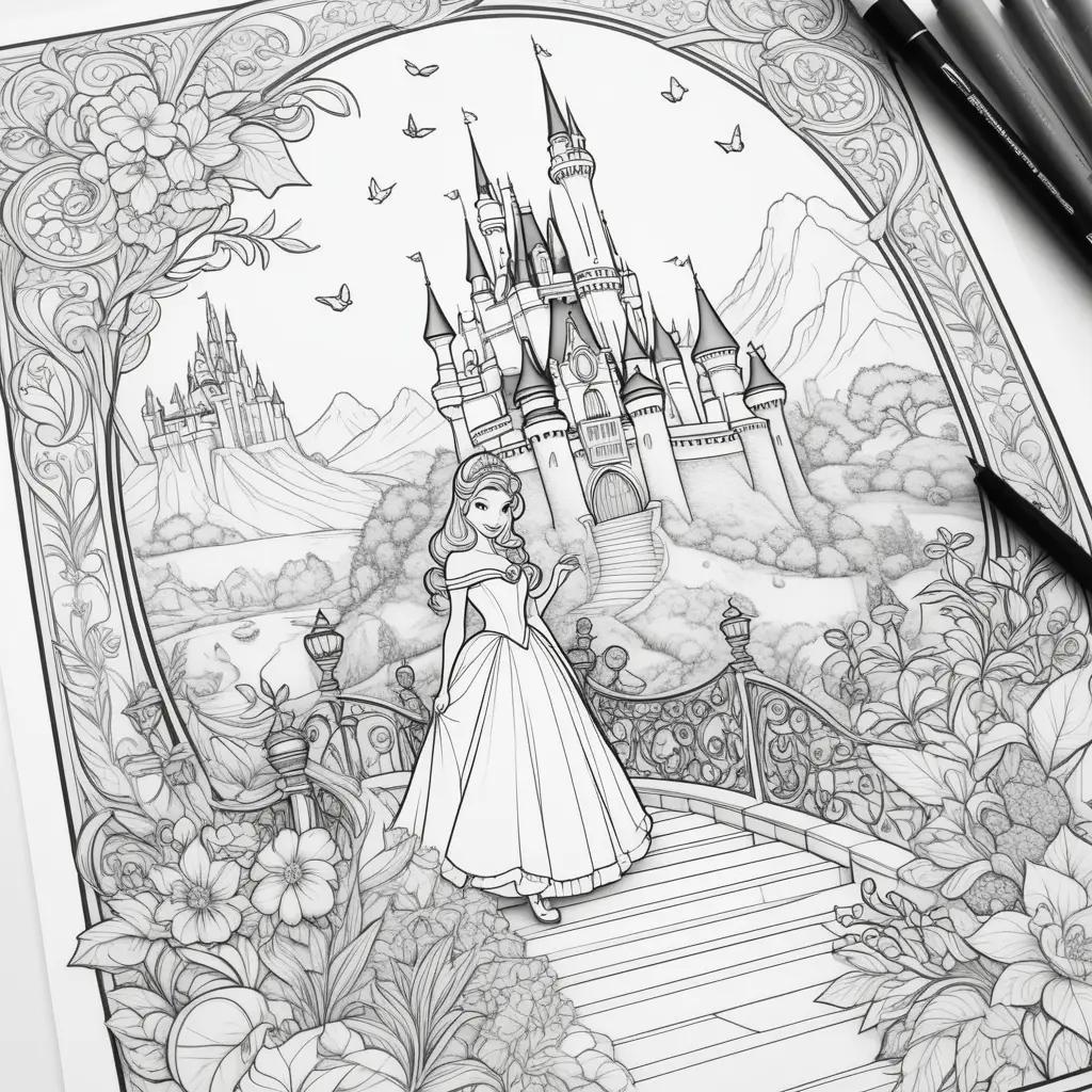 Disney princess coloring pages to print