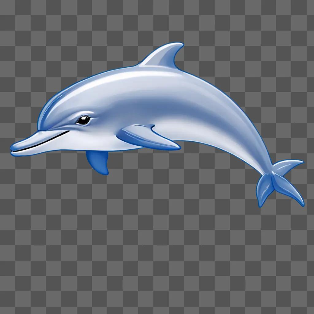 Dolphin drawing for kids