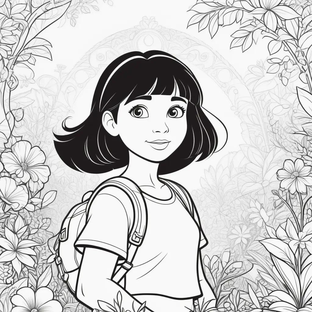 Dora Coloring Pages: A Collection of Dora the Explorer Coloring Pages