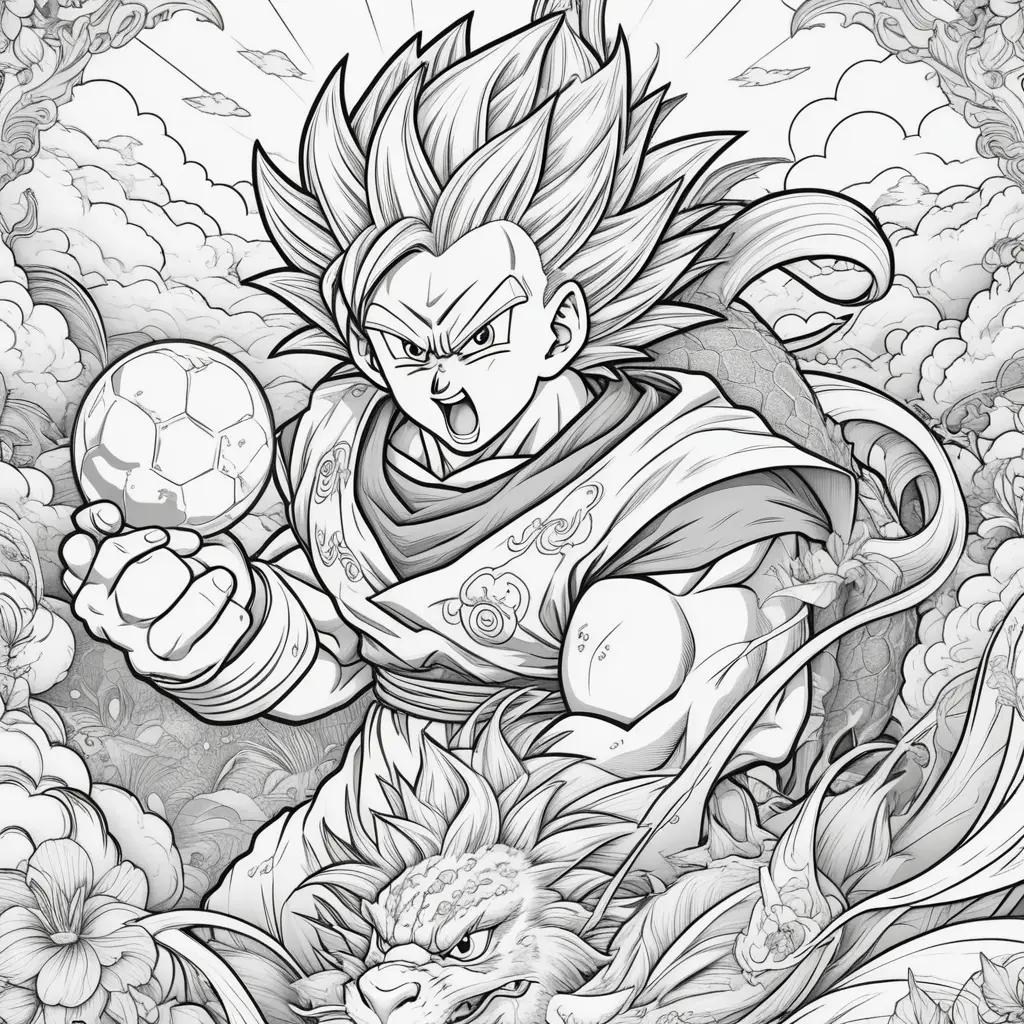 ドラゴンボールのぬりえはあなたの創造性を披露します