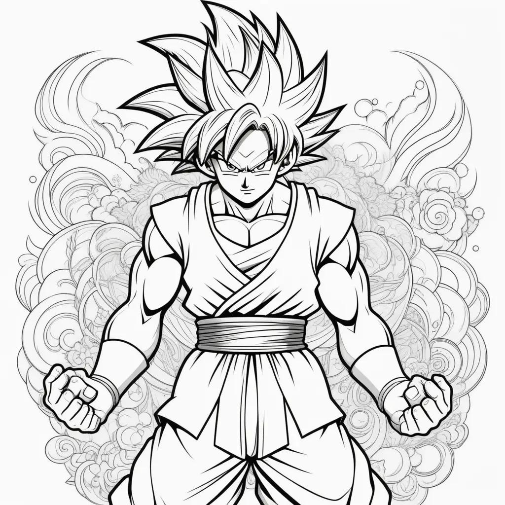 Dragon Ball Goku Coloring Pages - Fun Coloring Book