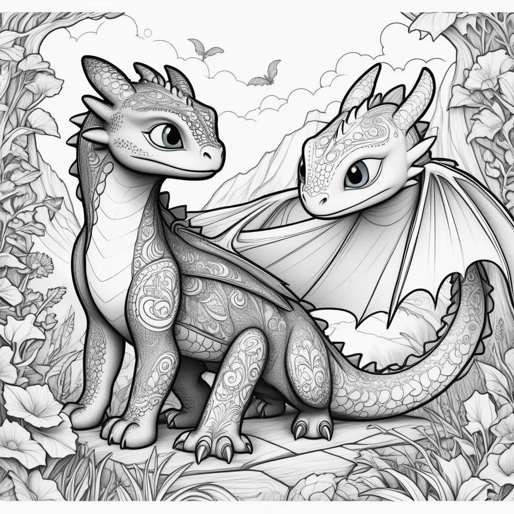 Dragon Coloring Pages for Kids