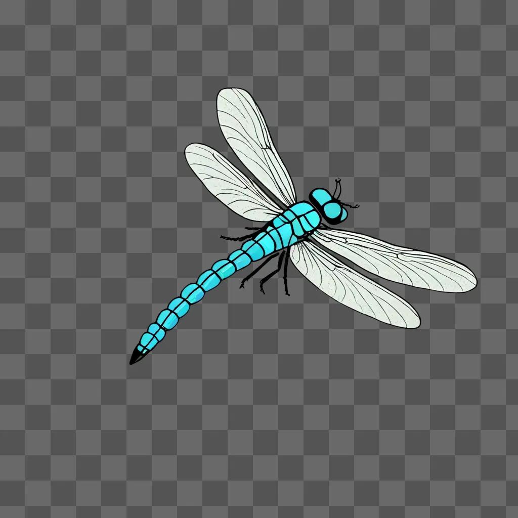 Dragonfly Drawing for Kids